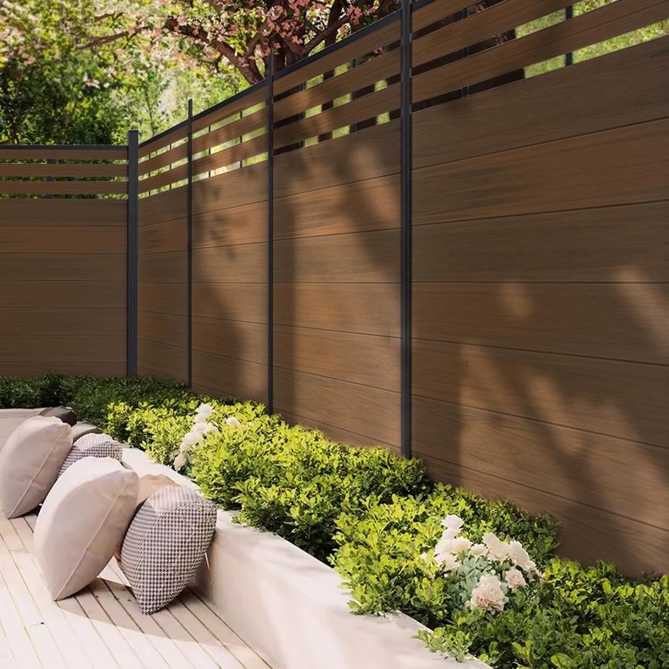 Gardens secured by WPC fencing Gardens secured by WPC fencing