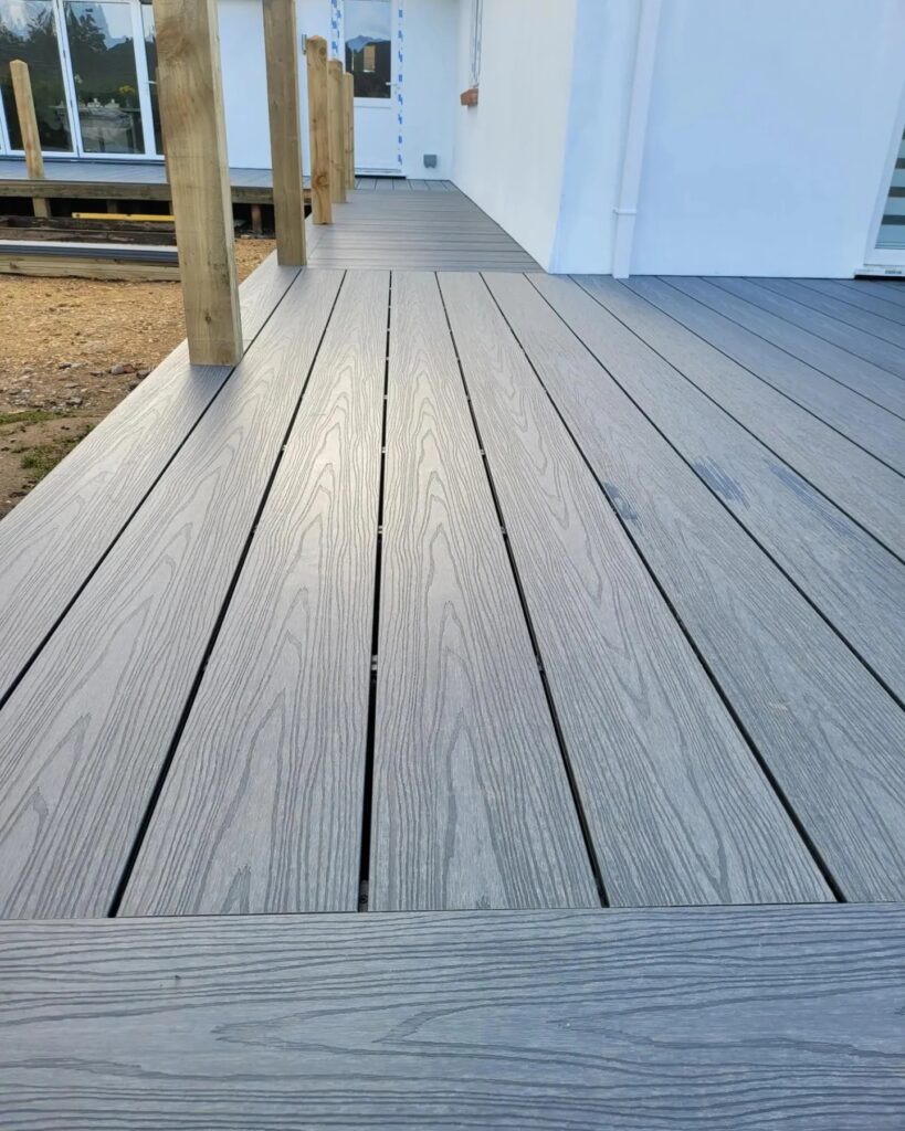 Traditional WPC Decking Project-Private Courtyards