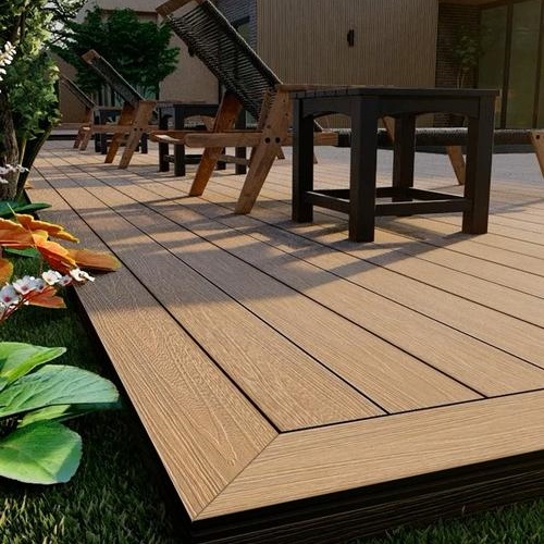 Solid WPC decking Solid WPC decking