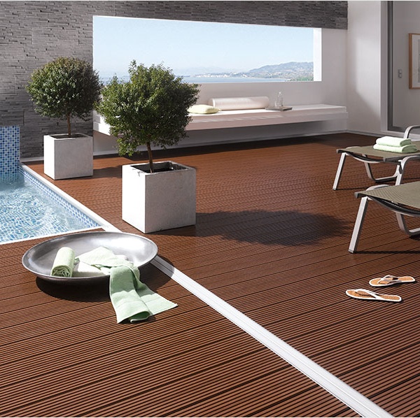 Traditional WPC Decking Application Project – outdoor