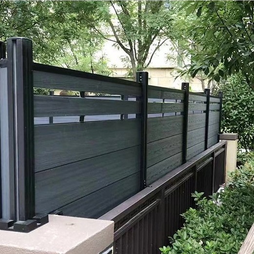 WPC Fencing Project- Dutch Urban Garden Modern WPC Fence